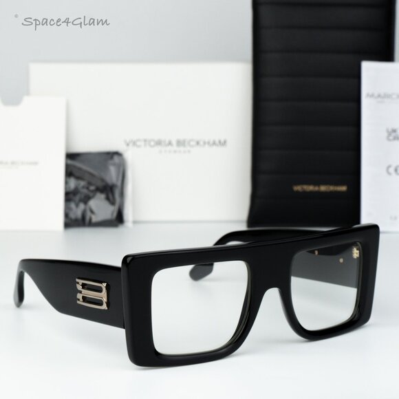Victoria Beckham Women Eyeglasses Black Square VB677S 006 NEW AUTHENTIC - Picture 1 of 10